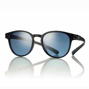 Matt Grey 51 19-155 Wrap-Around Sungl w/Grad Smoke-Blue lens