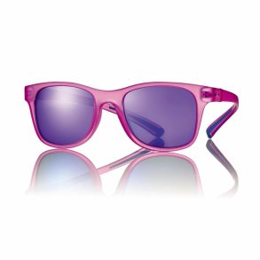 Matt Fuchsia/Blue Jr Sungl 4517-145 w/Smoke Mir Violet Lens