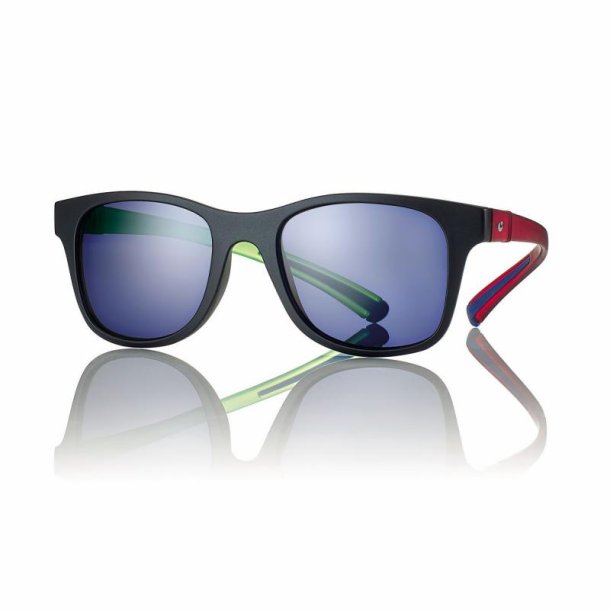 Matt balck/blue Junior Sungl.47 18-145 w/Blue lens