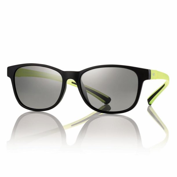 Mattblack/applegreen 54 17-155 Sunglasses grey lenses