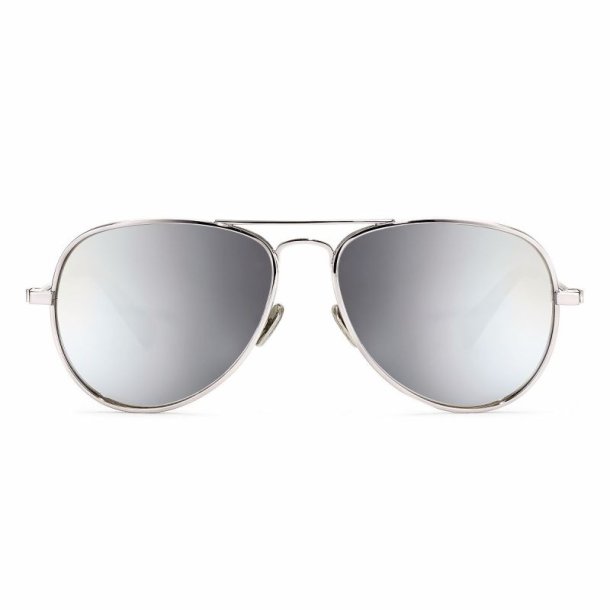AirportSunglasses Gunmetal 5715-145Silver mirror lenses+box