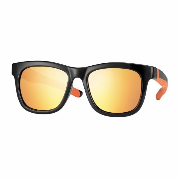 Shyny black/orange 48 17-132 Junior sunglasses orange lenses