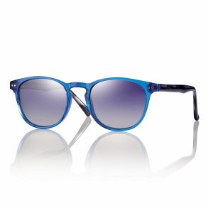 TR90 Hand-Made Acetate Sides Mod. S0218 49|Transparent Light Blue