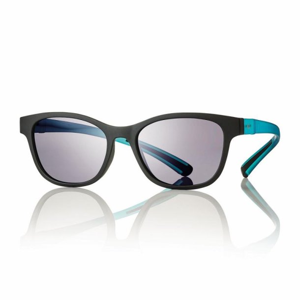MT BLACK/PETROL Junior Sunglasses 47 16-145 grey lens+case