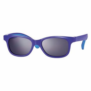 Shiny blue children Sunglasses 46 16-135 grey lenses
