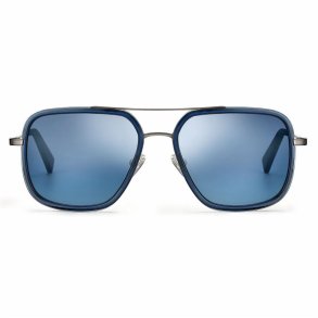 Airport Miami blue/gun Acet.Sungl.54 17-140 blue grad.lenses