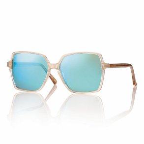 TR90 Hand-Made Acetate Sides Mod. S0278 55|Transparent Nude