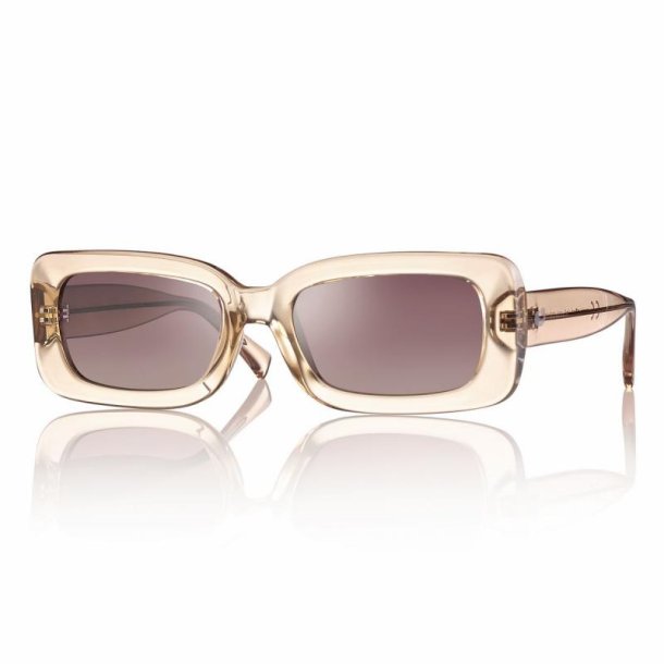 Shiny lt brown Woman Sungl .53 19-140 gr.brown lenses w.case
