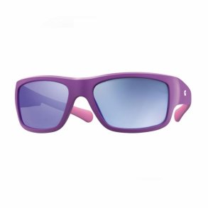 PURPLE/FUCHSIA Teen Sunglasses50 14-110 GREY BLU MIRROR LENS