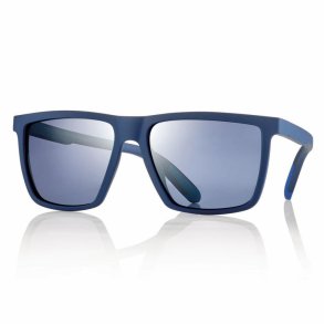 SoftTouch Sunglasses Blue f.Man 55 15-145 Bleu lenses w.case