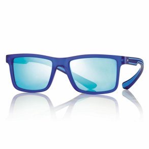 Sunglasses Matt Blue/Azure 53-18-155 grey/blue mir.lens+case