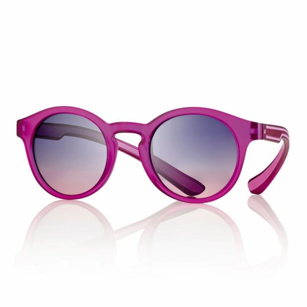 Sunglasses Matt Purple/Fuchsia 46-21-145 blue/pink lens+case
