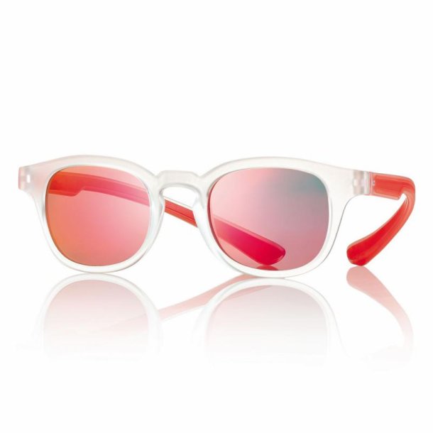 Sunglasses Matt Crystal/Red 45-20-155 smoke/red mir. lens+c.
