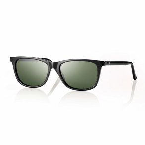 Shiny black Unisex sunglasses54 16-145 G15 lenses