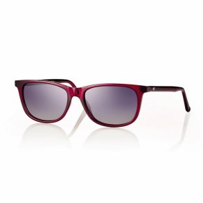 Burgundy/demi Unisex sunglasses 54 16-145 grad. smoke lenses