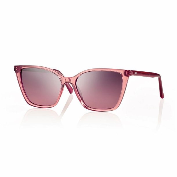 Pink nude Lady sunglasses 53 15-140 gradient violet lenses