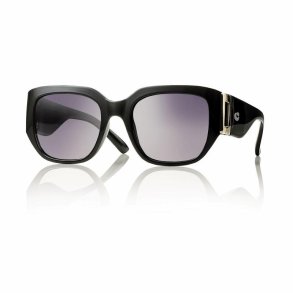 SHINY BLACK TR90 sungl. f.woman 54 20-140 grad.smoke lens+c.