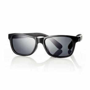Urban Style shiny black Teen 49 15-130 sunglas grey lens