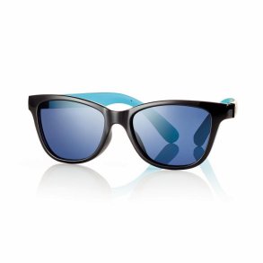 Ur.Style shiny black/bluegreenTeen 48 15-130 sunglasbluelens