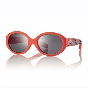 Orange/Deco Children Sunglasses 39 16-110 Grey Lenses + Case