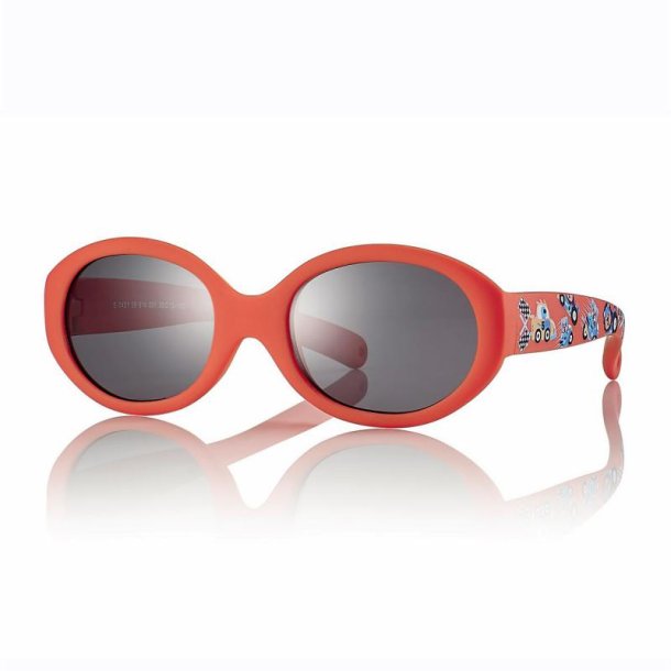 Orange/Deco Children Sunglasses 39 16-110 Grey Lenses + Case
