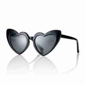 Shiny black sunglasses 5-8 years