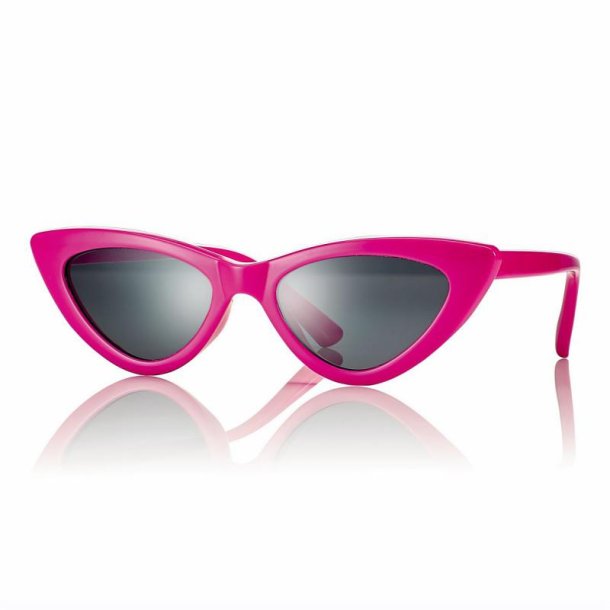 Trendy Style shiny fuchsia 4516-135 Teen sunglas smoke lens