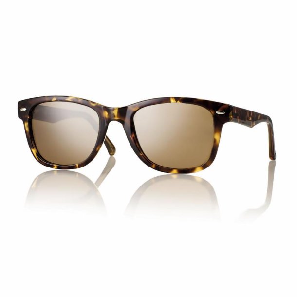 Shiny demi unisex sunglasses 49 19-145 brown lens + cord