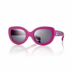 FUCHSIA/DECO SUNGLASSES GIRL 37 16-100 Grey Lens + Case