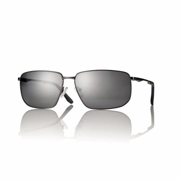 MT Gunmetal metal man sunglasses 61 14-135 smoke lens + Case