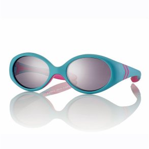 Mt Watergreen/Pink Kids Sunglasses 39 15-110 Smoke Lens+Case