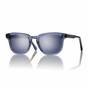Sh trasp blue 50 21-145Acetate sungl uni w/Bluelens+Case