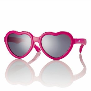 Shiny Fuchsia Kids Sunglasses42 14-100 Smoke Lens+Case