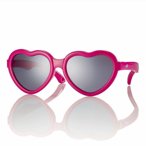 Shiny Fuchsia Kids Sunglasses42 14-100 Smoke Lens+Case