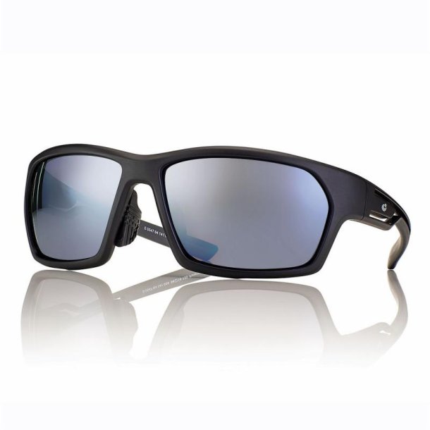 Mt Black/Grey Unisex Sunglasses 64 14-130 Silver Mirror Lens
