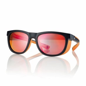 MT BLACK/ORANGE SUNGLASSES TEEN 48 16-115 RED MIRROR LENS