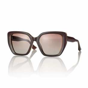 SHINY BROWN SUNGLASSES WOMEN 54 18-145 Gradient Brown Lens