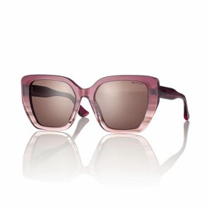 SHINY GRADIENT PINK SUNGLASSES WOMEN 54 18-145 Brown Lens