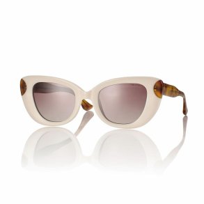 SHINY WHITE/DEMI SUN WOMEN 4922-145 Gradient Brown Lens
