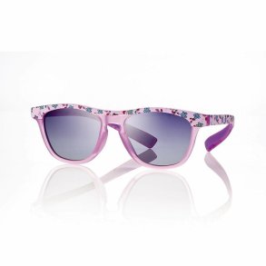 Lilac/flowers sunglasses 48 16-145 smoke grad.violet/green