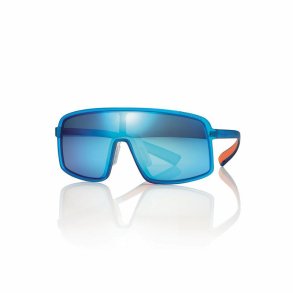 Blue/orange teen mask sunglasses 128-145 smoke blue mirror
