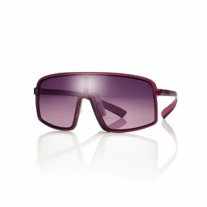 Burgundy/fuchsia maschera soleunisex 141-155 grad.plum/rose