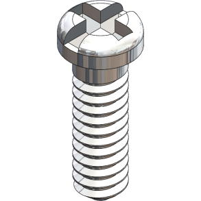 SCR:DURA TEC,+/-,1.1X4.2 2.0 HD,SIL-250,S.S.