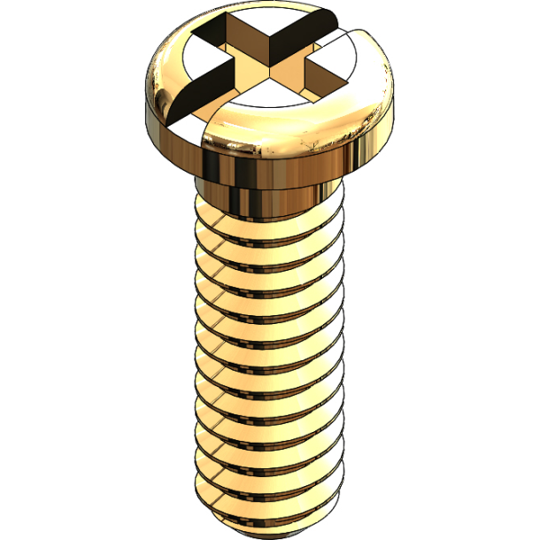 SCR:DURA TEC,+/-,1.2X4.5 2.0 HD,GLD-25