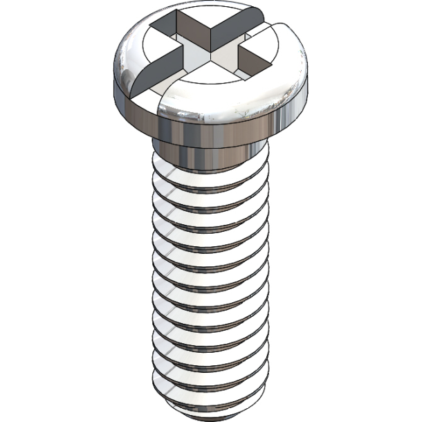 SCR:DURA TEC,+/-,1.2X4.5 2.0 HD,SIL-250