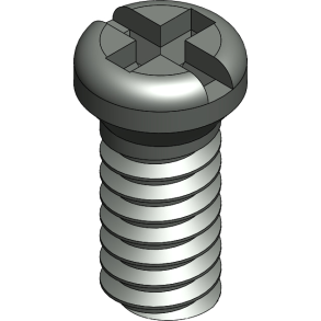 SCR:DURA-TEC,+/-,1.4X3.5 2.0 HEAD,BLK-25