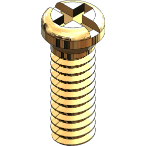 SCR:DURA TEC,+/-,1.4X4.5 2.0 HD,GLD-125