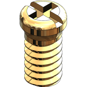 SCR:DURA TEC,+/-,1.6X3.5 2.0 HD,GLD-250