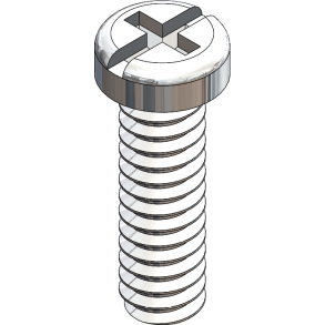 SCR:DURA TEC,+/-,1.6X6.0 2.5 HD,SIL-125