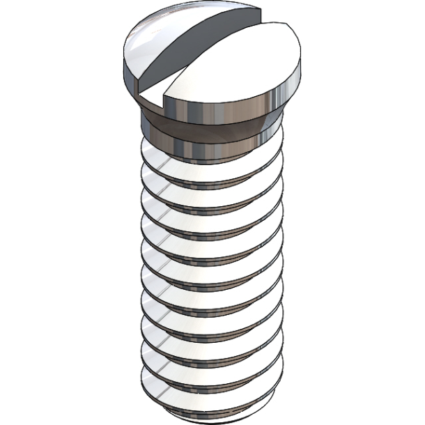 SCR:DURA-TEC,SLT,1.6X5.0 2.0 HEAD,SIL-25